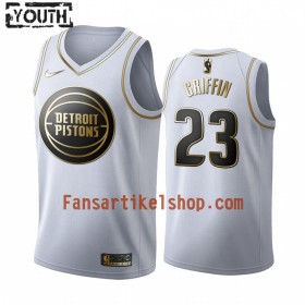 NBA Detroit Pistons Trikot Blake Griffin 23 Nike 2019-2020 Weiß Golden Edition Swingman - Kinder